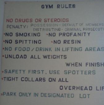 ClarksGymRules