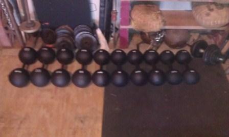 York Globe Dumbbells USAWA