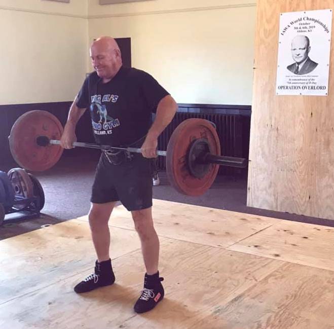 Dean Ross competing in the 2019 IAWA World Championships in Abilene, Kansas. 